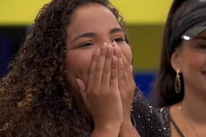 BBB24: Pitel recebe vídeo do namorado durante Almoço do Anjo