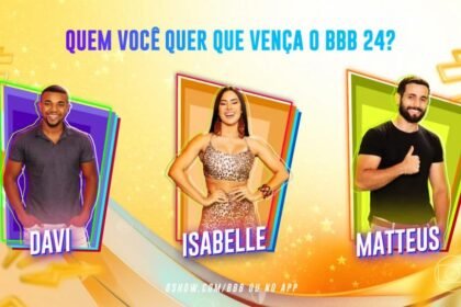 Enquete BBB 24: quem você quer que vença o reality show?