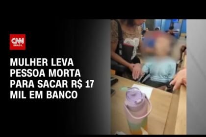 Mulher leva pessoa morta para sacar R$ 17 mil em banco | CNN PRIME TIME